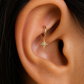 North Star Charm Titanium Hinged Hoop 16G 6mm – Oslo