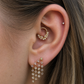 G23 Titanium Crystal Wing Clicker Hoop – Capri