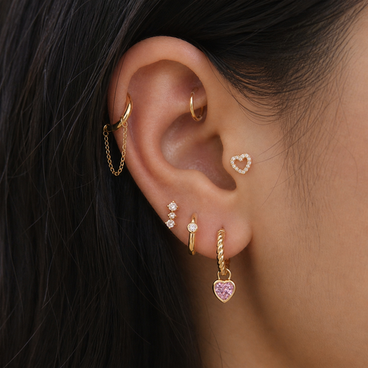 Gold Plated Stainless Steel Hoop Earrings – Virella
