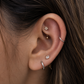 Crystal Star Cluster Titanium Curved Barbell 16G – Nova