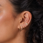 Gold Stainless Steel Crystal Planet Stud Earring – Trinidad