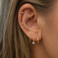 Tangshan Stud – Crystal Star Flat Back Piercing