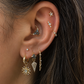 Calabria Stud – Opal Star Flat Back Piercing