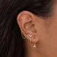 Titanium Ball Stud Piercing – Aurex | Flat Back Cartilage Earring