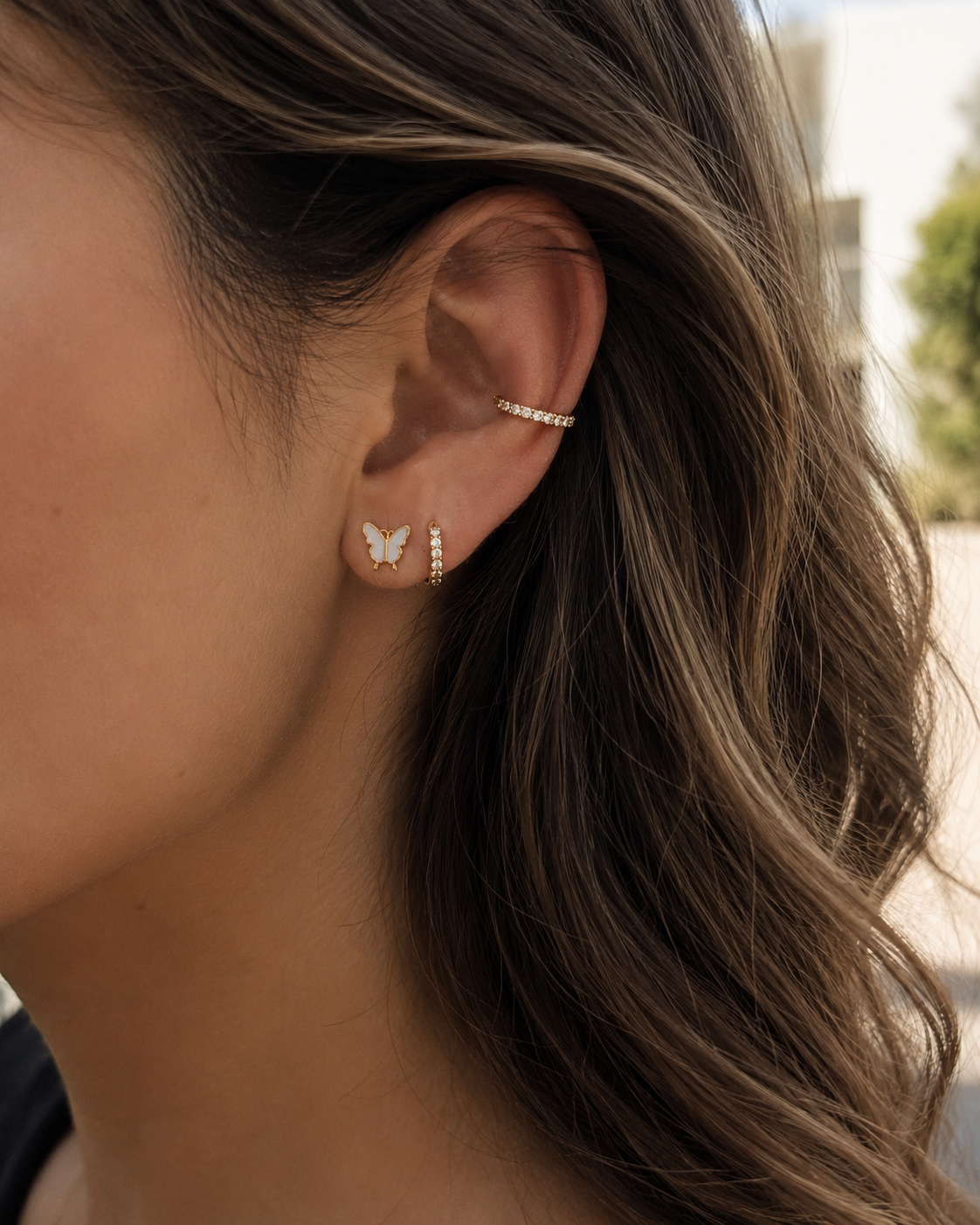 Xiamen Stud – Butterfly Flat Back Piercing