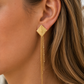 18K PVD Gold Plated Fringe Tassel Earrings – Valira