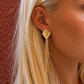 18K PVD Gold Plated Fringe Tassel Earrings – Valira