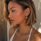 Gold Plated Stainless Steel Earrings – Donut