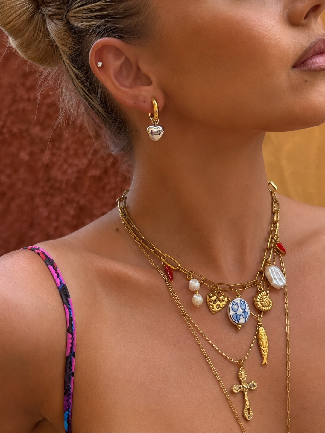 Gold Plated Stainless Steel Earrings – Viretta