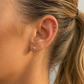 Titanium Crystal Star Charm Piercing – Celora | Flat Back Cartilage Earring