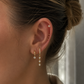 Pavé Crystal Stud Piercing – Flat Back Cartilage Earring