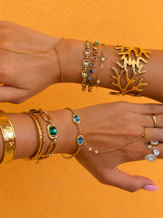 Gold Plated Bracelet – Azure Bracelet