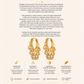 18K PVD Gold Plated Crystal Cluster Hoop Earrings – Elvara