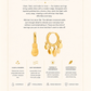 Gold Plated Stainless Steel Earrings – Selene
