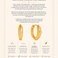 Gold Plated Stainless Steel Earrings – Seraya