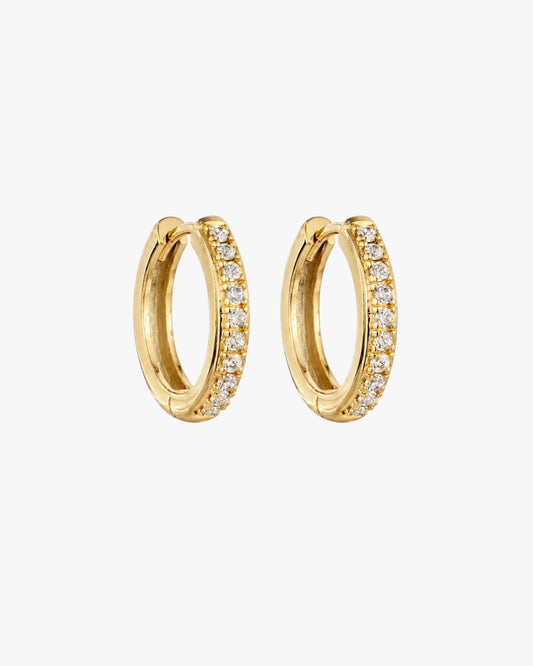 Gold Plated Stainless Steel Classic Mini Hoop Earrings – Saphyre