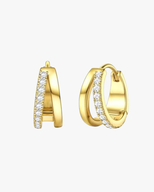 Minimalist stainless steel ear hoops for everyday wear