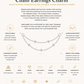 Gold Plated Sterling Silver Double Chain Zirconia Earring Charm – Celeste
