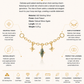 Gold Plated Sterling Silver Moss Agate Star Chain Earring Charm – Astra