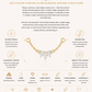 Gold Plated Sterling Silver Marquise Zirconia Chain Earring Charm – Nova