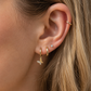 Gold Plated Crystal Butterfly Tail Hoop Charms – Marivelle