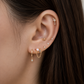 Carpathia Stud – Crystal Chain Piercing