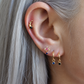Skye Stud – Planet Charm Flat Back Piercing