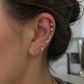 Gold Stainless Steel Mushroom Crystal Stud Earring – Mushroom