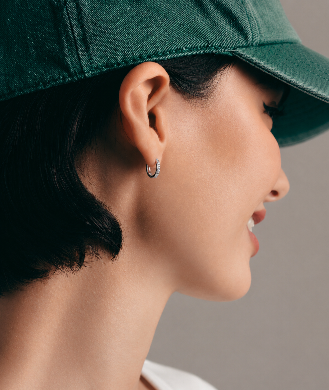 Gold Plated Stainless Steel Classic Mini Hoop Earrings – Saphyre