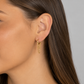 Gold Plated Chain Mini Hoop Earrings – Vroki