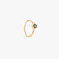 Lila | Gold Filled Moss Agate Mini Hoop