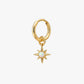 Stainless Steel Earring | Darling Star Hoop