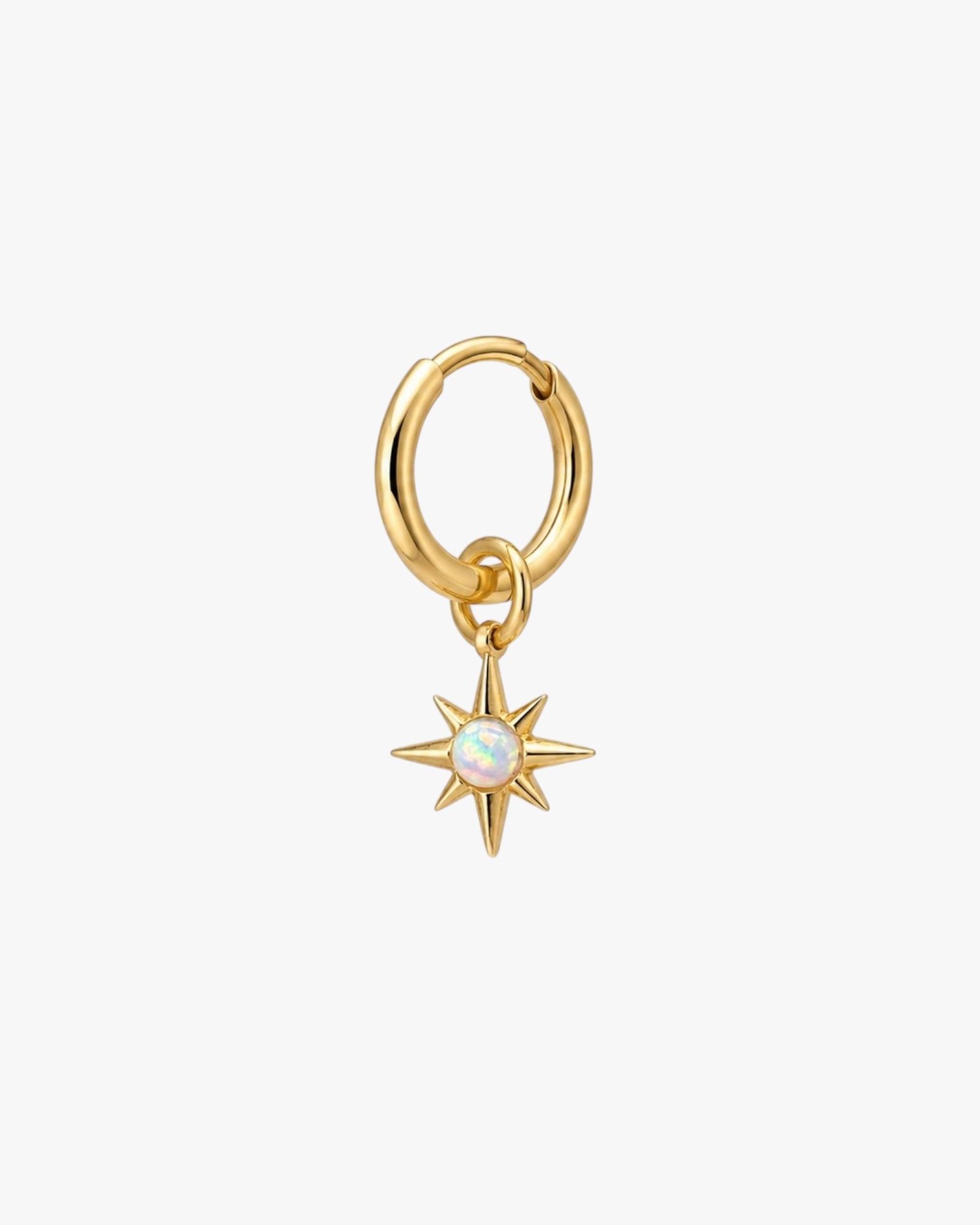 Stainless Steel Earring | Darling Star Hoop