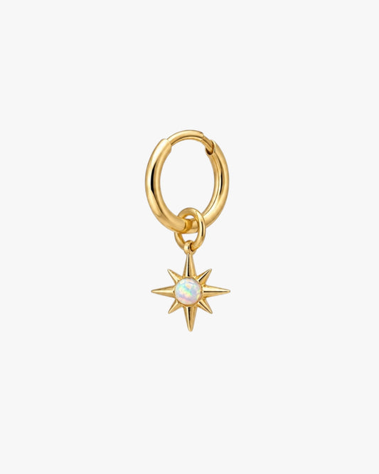 Stainless Steel Earring | Darling Star Hoop