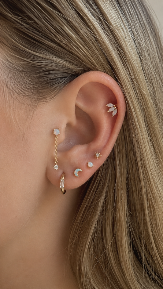 Novo Stud – Opal Crystal Flat Back Stud