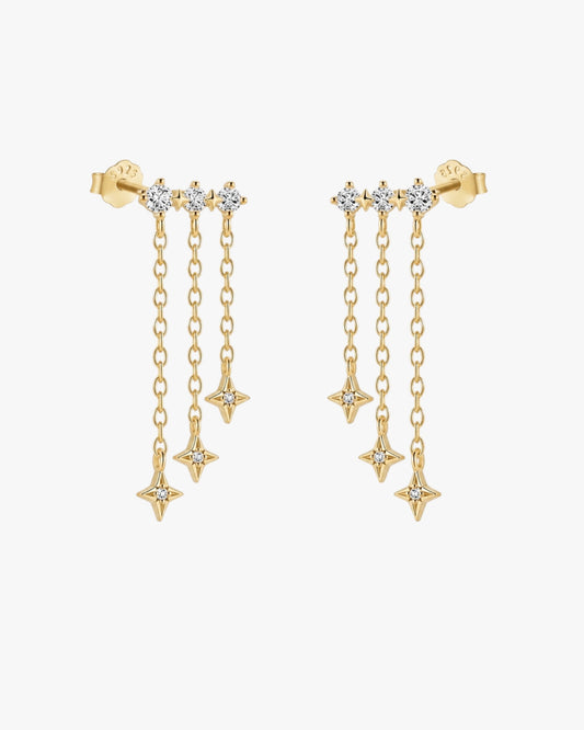 Morin Earrings – Drop Crystal Stud Earrings