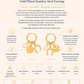 Gold Plated Stainless Steel Earrings – Liorenne