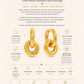 Gold Plated Stainless Steel Earrings – Velmira