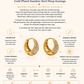 Gold Plated Stainless Steel Hoop Earrings – Aurelia