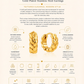 Gold Plated Stainless Steel Earrings – Lurea