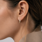 Gold Plated Chain Mini Hoop Earrings – Spring