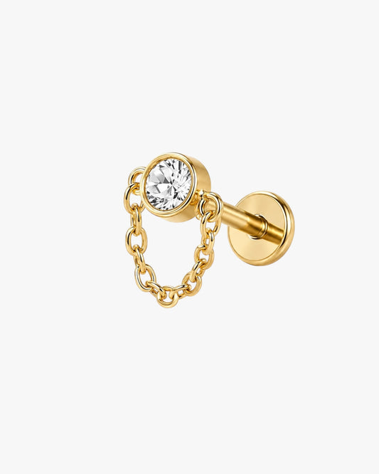 Hone Stud – Chain Crystal Flat Back Stud