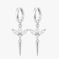Sterling Silver Charm Earrings – Lynx