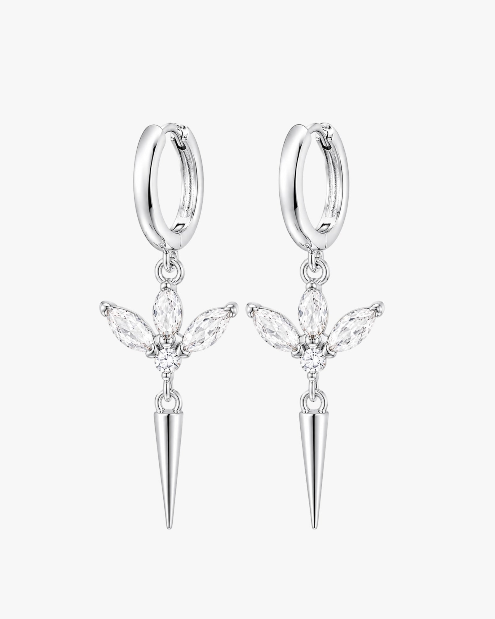 Sterling Silver Charm Earrings – Lynx