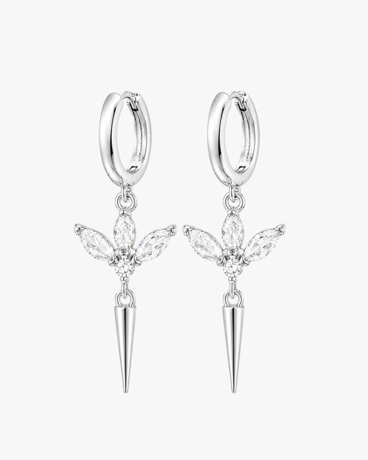 Sterling Silver Charm Earrings – Lynx