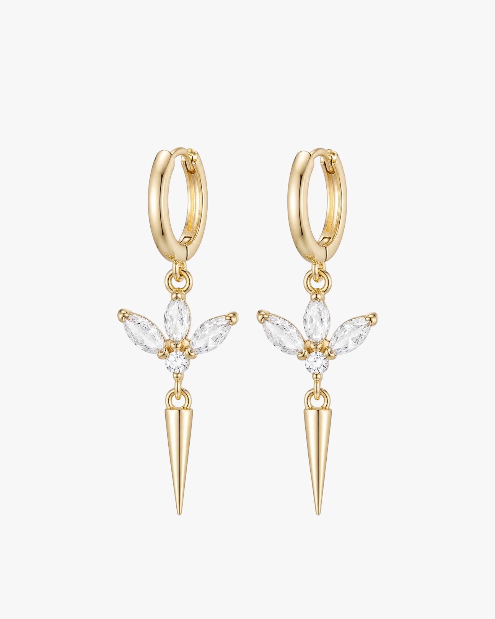 Sterling Silver Charm Earrings – Lynx