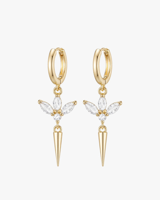 Sterling Silver Charm Earrings – Lynx