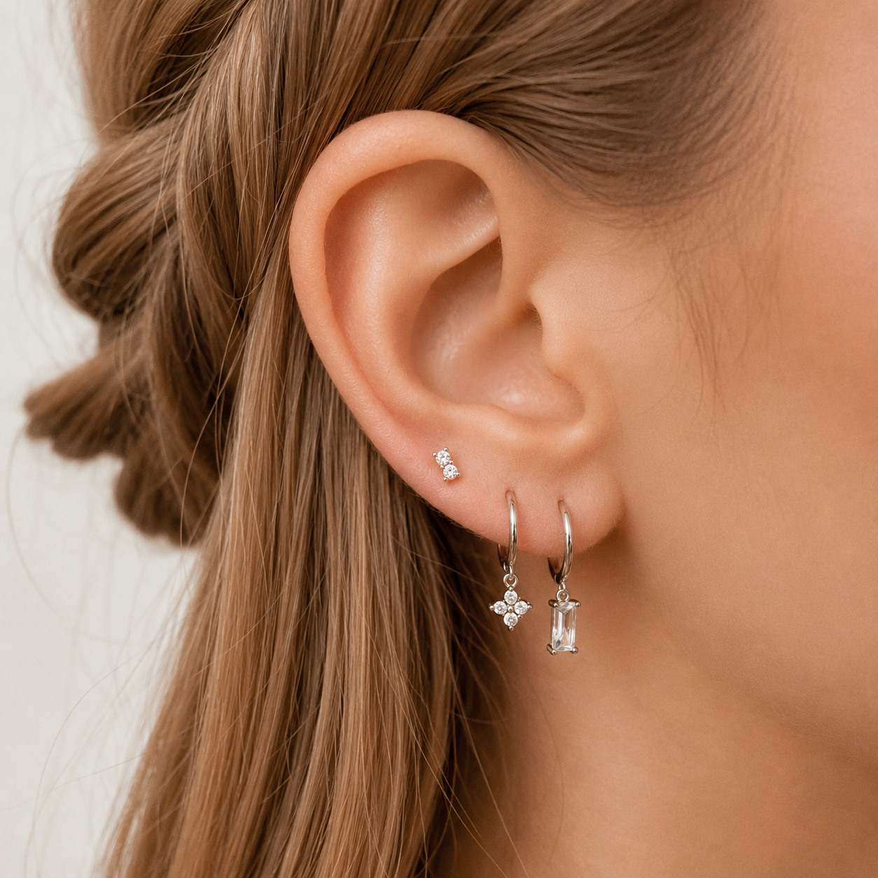 Taryn Stud Piercing – Flat Back Cartilage Earring
