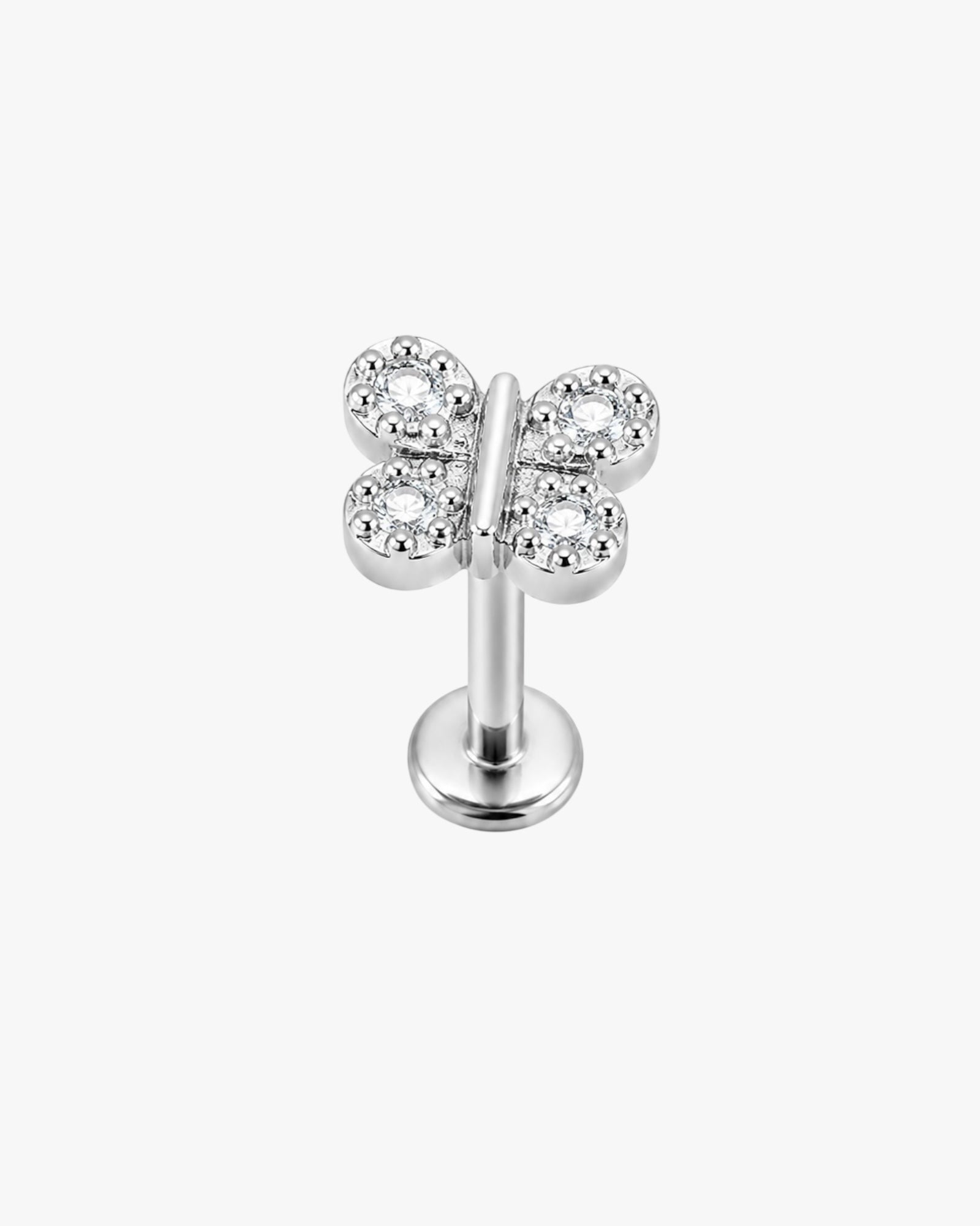 Mazatlan Stud – Butterfly Zirconia Piercing
