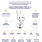 Darko Stud – Bunny Zirconia Piercing